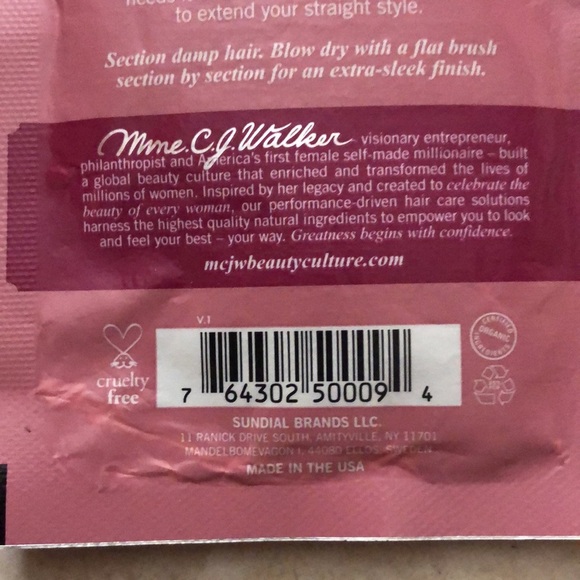 Madam C.J. Walker Silkening Blow Out Smoothing Brassica Seed & Shea Oils Creme - Picture 10 of 11